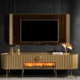 Gucci Golden Şömineli Tv Ünitesi Gucci Golden Şömineli Tv Ünitesi