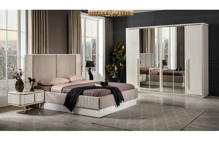 New Paris 6 Kapaklı Yatak Odası Takımı
