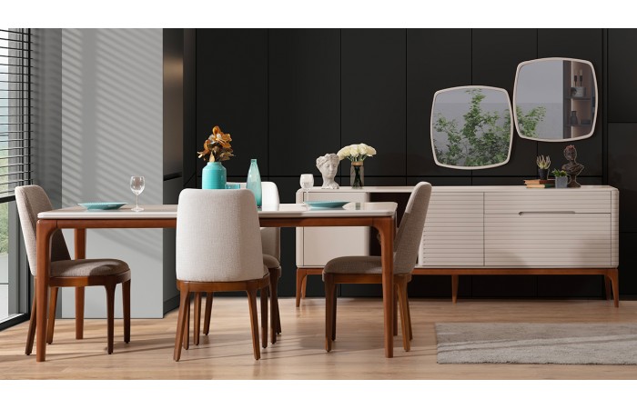İnci Modern Yemek Odası Takımı