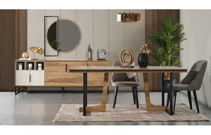 Asya Modern Yemek Odası Takımı