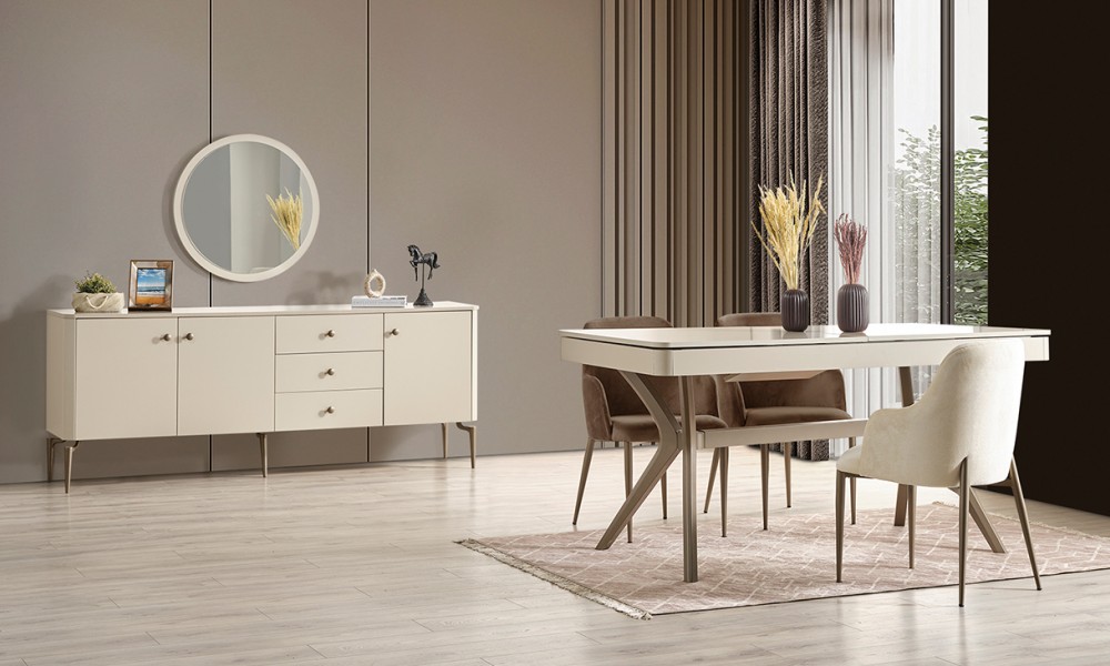 Milano Modern Yemek Odası Takımı