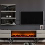 Velar Şömineli Metal Ayaklı Tv Ünitesi Velar Şömineli Metal Ayaklı Tv Ünitesi