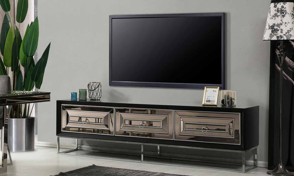 Valery Metal Ayaklı Tv Ünitesi Valery Metal Ayaklı Tv Ünitesi