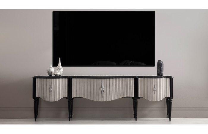 Maserati Ahşap Ayaklı Tv Ünitesi