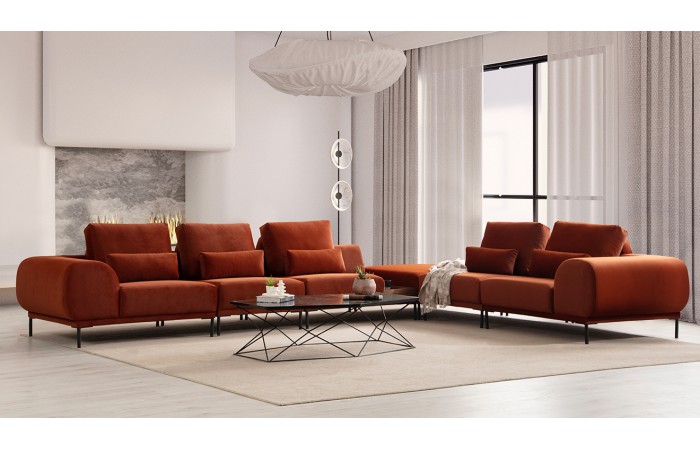 Calyx Sehpalı Modern Köşe Koltuk Takımı