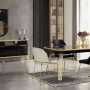 Porto Gold Metal Ayaklı Yemek Odası Takımı Porto Gold Metal Ayaklı Yemek Odası Takımı