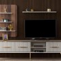 Royal Gold Metal Ayaklı TV Ünitesi