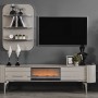 Karya Sis Grisi Şömineli TV Ünitesi Karya Sis Grisi Şömineli TV Ünitesi