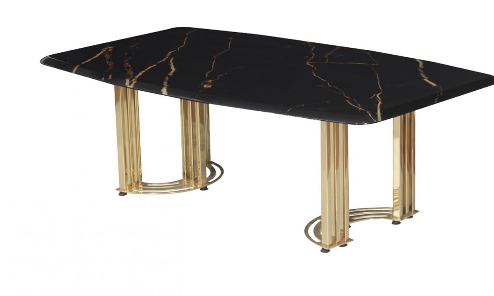 Olivia Gold Metal Ayaklı Masa Olivia Gold Metal Ayaklı Masa