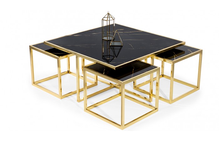 Class Gold Metal Ayaklı Orta Sehpa