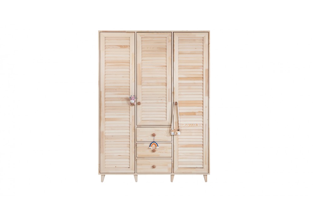 Pine 3 Kapaklı Bebek Odası Takımı
