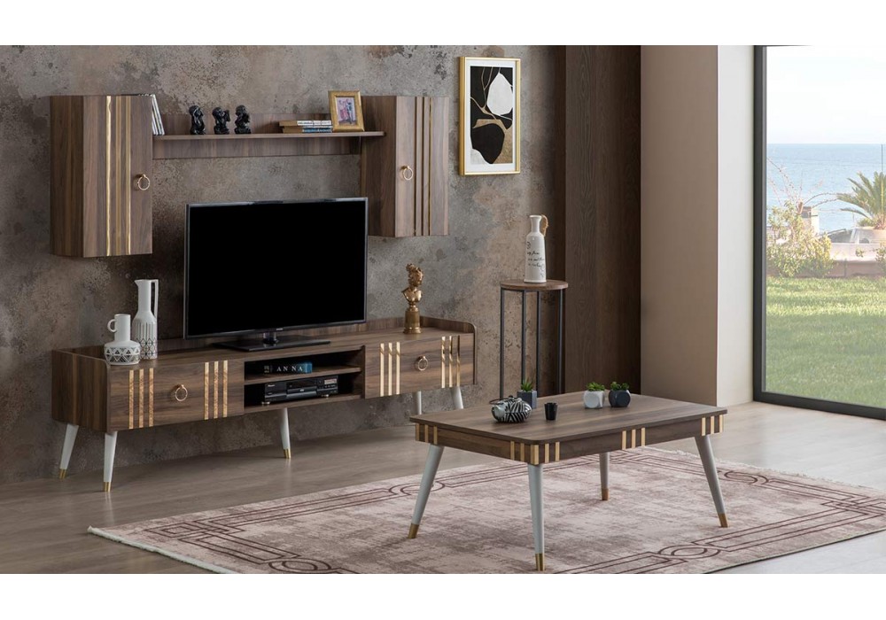 Lotus Ceviz Aytaşı Tv Ünitesi