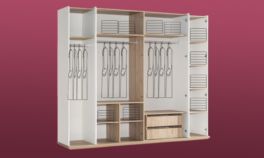 Safir 6 Kapaklı Yatak Odası Takımı Safir 6 Kapaklı Yatak Odası Takımı