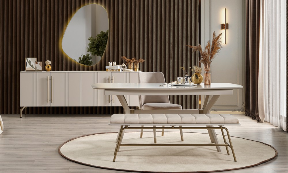 Eva Aytaşı Modern Yemek Odası Takımı Yemek Odası Eva Aytaşı Modern Yemek Odası Takımı Yemek Odası