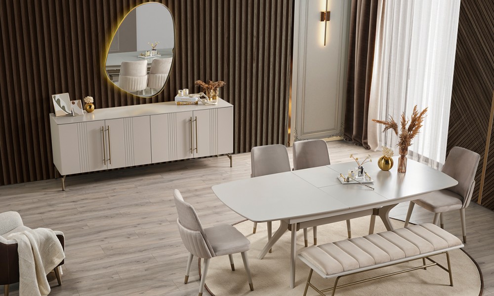 Eva Aytaşı Modern Yemek Odası Takımı Yemek Odası Eva Aytaşı Modern Yemek Odası Takımı Yemek Odası