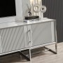 Pırlanta Gümüş Metal Ayaklı Tv Ünitesi