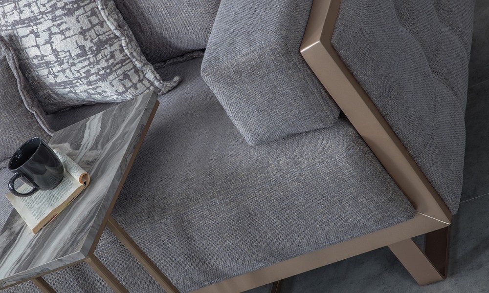 Loft Gold Metal Ayaklı Koltuk Takımı Loft Gold Metal Ayaklı Koltuk Takımı