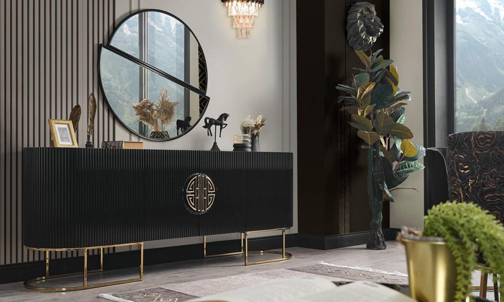 Gucci Antrasit Gold Metal Ayaklı Yemek Odası Takımı Yemek Odası Gucci Antrasit Gold Metal Ayaklı Yemek Odası Takımı Yemek Odası