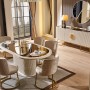 Gucci Ekru Gold Metal Ayaklı Yemek Odası Takımı Yemek Odası Gucci Ekru Gold Metal Ayaklı Yemek Odası Takımı Yemek Odası