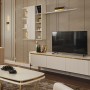 Tesla TV Ünitesi Luxury Gold Metal Ayaklı Tesla TV Ünitesi Luxury Gold Metal Ayaklı