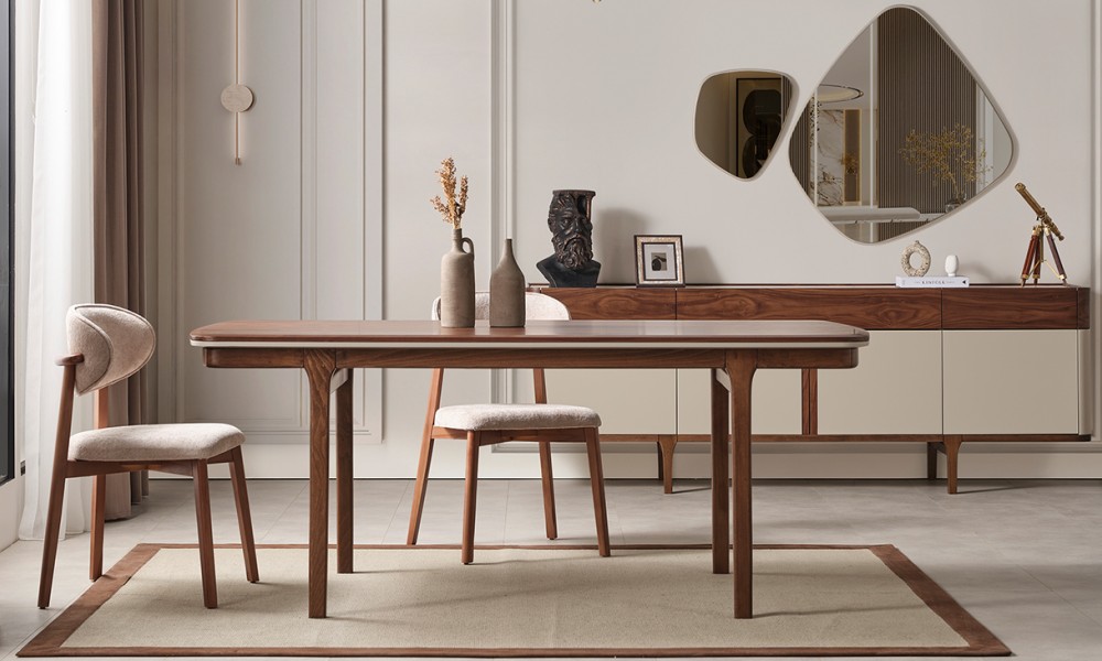 Mirabella Ahşap Ayaklı Modern Yemek Odası Takımı