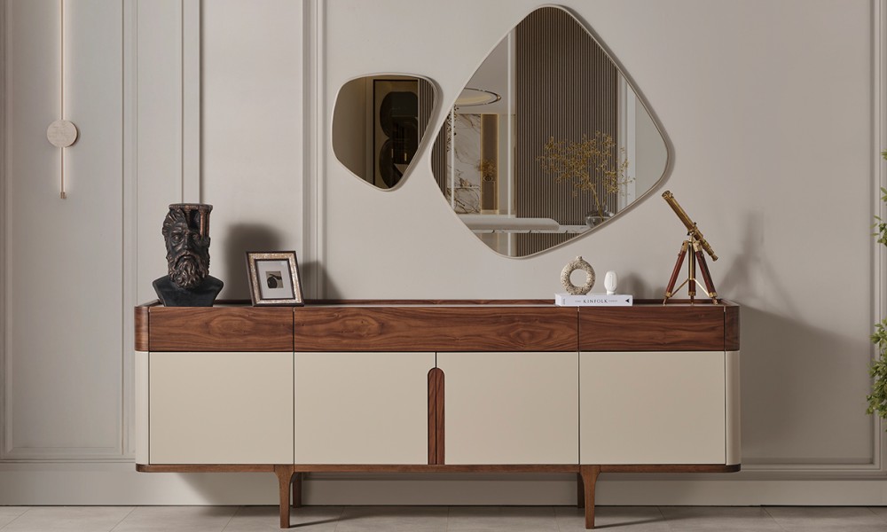 Mirabella Ahşap Ayaklı Modern Yemek Odası Takımı