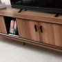 Oslo Ceviz Ahşap Ayaklı TV Ünitesi Oslo Ceviz Ahşap Ayaklı TV Ünitesi
