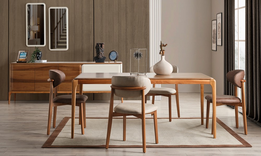 Trend Ahşap Ayaklı Modern Yemek Odası Takımı Trend Ahşap Ayaklı Modern Yemek Odası Takımı