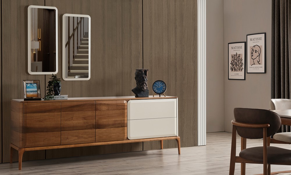 Trend Ahşap Ayaklı Modern Yemek Odası Takımı Trend Ahşap Ayaklı Modern Yemek Odası Takımı