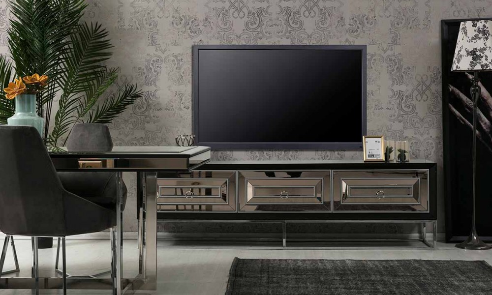 Valery Metal Ayaklı Tv Ünitesi Valery Metal Ayaklı Tv Ünitesi