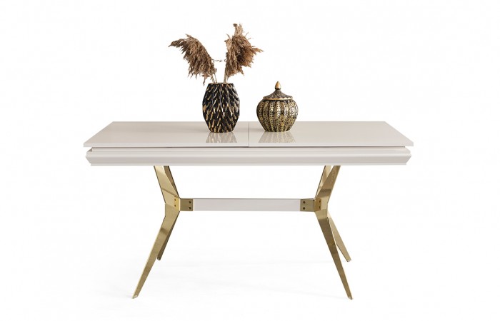 Angel Gold Metal Ayaklı Yemek Masası