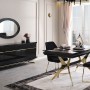 Masarati Gold Metal Ayaklı Yemek Odası Takımı