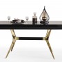 Masarati Gold Metal Ayaklı Yemek Odası Takımı