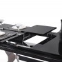 Masarati Gümüş Metal Ayaklı Yemek Odası Takımı
