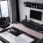 Masarati Gümüş Metal Ayaklı TV Ünitesi
