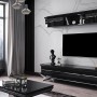 Masarati Gümüş Metal Ayaklı TV Ünitesi