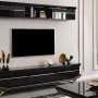 Masarati Gold Metal Ayaklı Tv Ünitesi