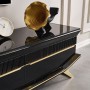 Masarati Gold Metal Ayaklı Tv Ünitesi