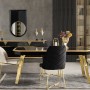 Porto Gold Metal Ayaklı Yemek Odası Takımı Porto Gold Metal Ayaklı Yemek Odası Takımı