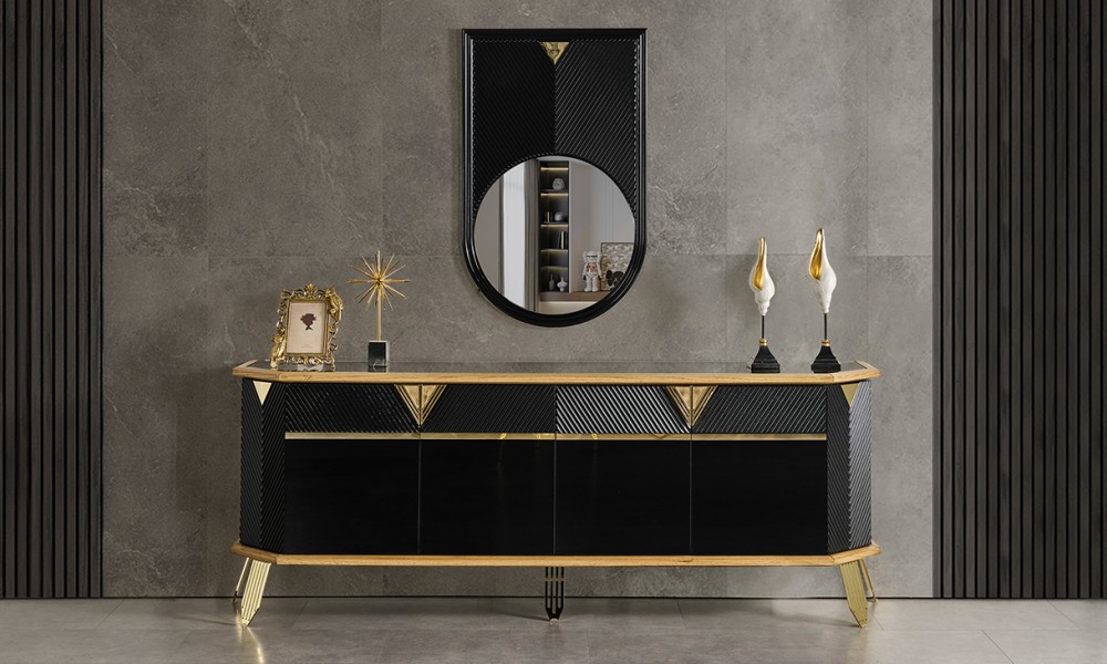 Porto Gold Metal Ayaklı Yemek Odası Takımı Porto Gold Metal Ayaklı Yemek Odası Takımı