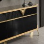 Porto Gold Metal Ayaklı Yemek Odası Takımı Porto Gold Metal Ayaklı Yemek Odası Takımı