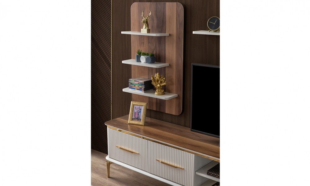 Royal Gold Metal Ayaklı TV Ünitesi