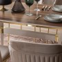 Royal Gold Metal Ayaklı Yemek Odası Takımı Yemek Odası Royal Gold Metal Ayaklı Yemek Odası Takımı Yemek Odası