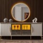 Royal Gold Metal Ayaklı Yemek Odası Takımı Yemek Odası Royal Gold Metal Ayaklı Yemek Odası Takımı Yemek Odası