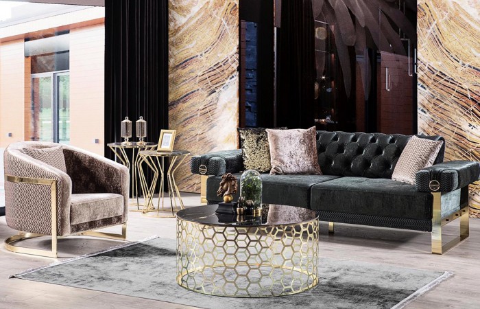 Arya Luxury Koltuk Takımı Tri