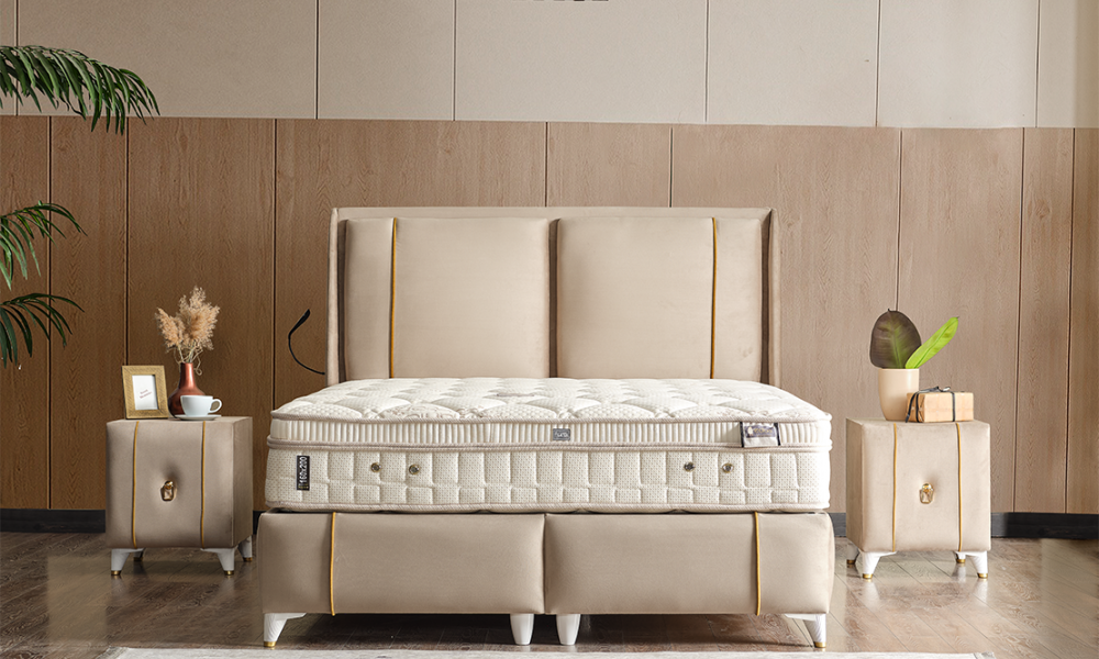 Pillow Baza + Başlık + Yatak Pillow Baza + Başlık + Yatak