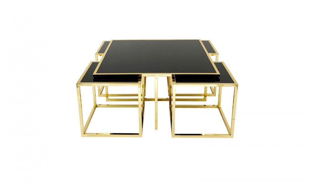 HR-8076 Kare Yavrulu Orta Sehpa Gold İndirimli Mobilya HR-8076 Kare Yavrulu Orta Sehpa Gold İndirimli Mobilya