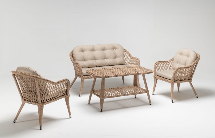 Bahçe Rattan Oturma Grubu BH-1008