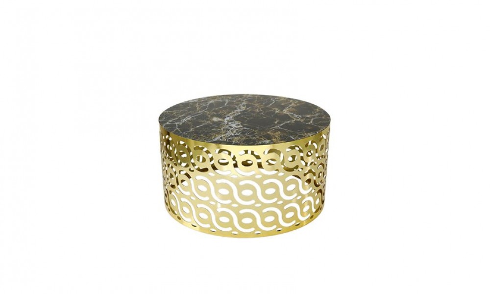 HR-8106 Orta Sehpa Gold İndirimli Mobilya