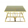 HR-8024 Üçlü Kupa Orta Sehpa Gold İndirimli Mobilya